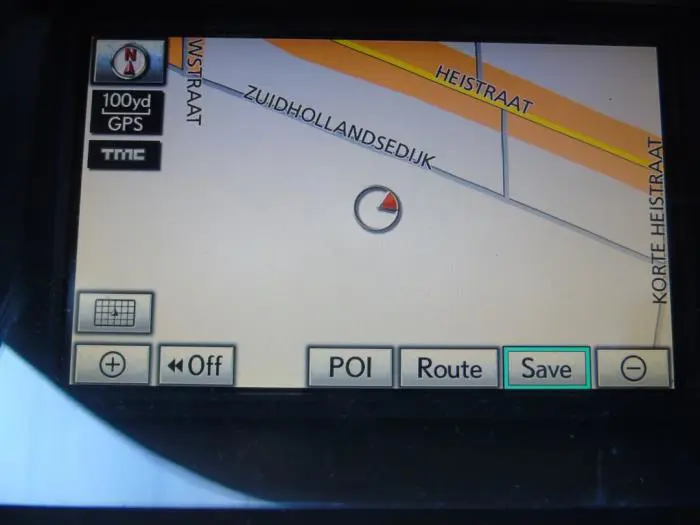 Navigation display Lexus RX